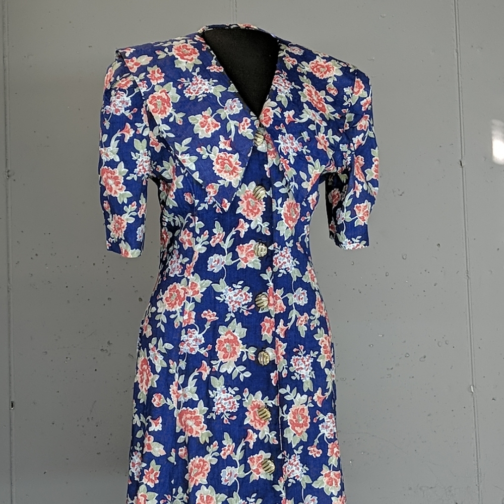 Vintage Betsy Lauren Floral Dress